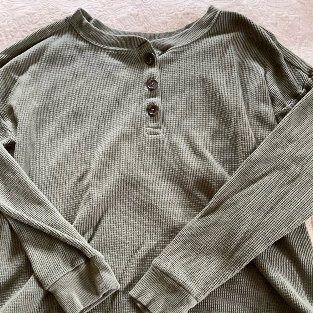 black long sleeve top
